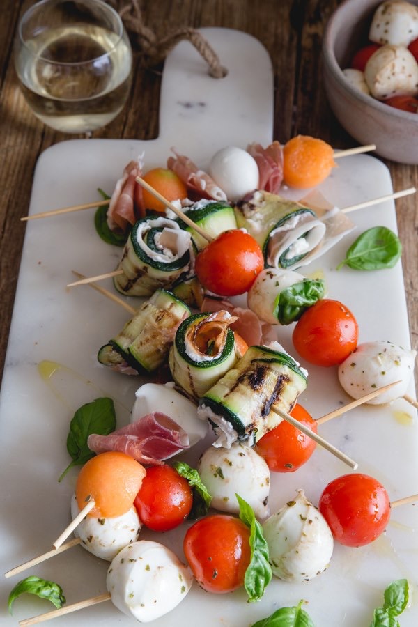 These antipasto skewers are easy to prepare and are so delicious!