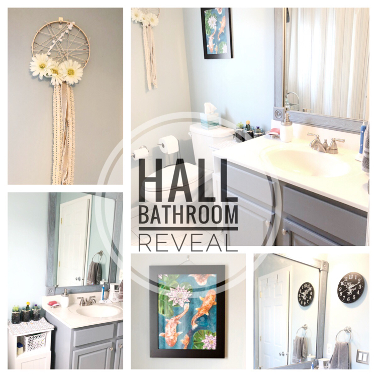 Lauren of Mom Home Guide shares how she DIYed a bathroom update for her daughters in six weeks
