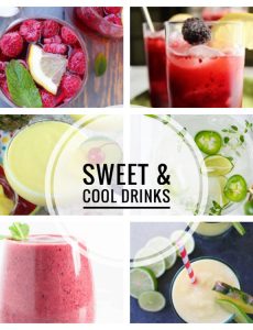 These sweet and cool drink recipes are perfect for spring and summer!