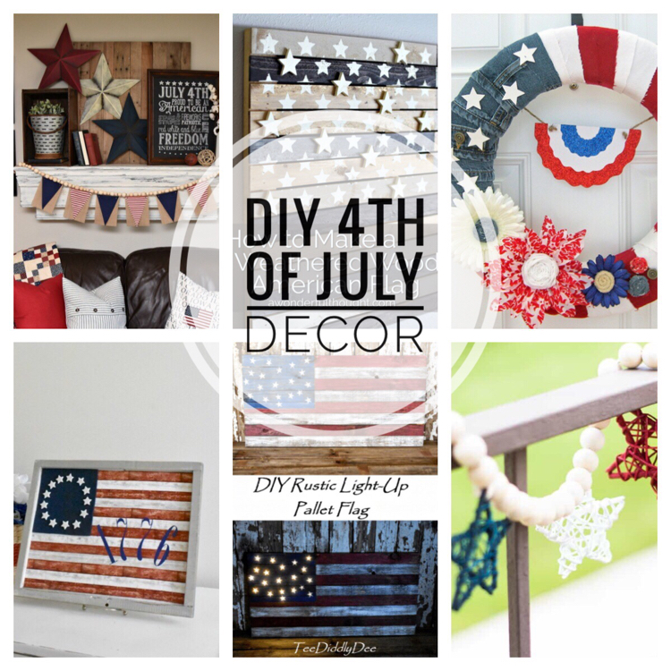 I love these beautiful DIY 4th of July decor ideas!
