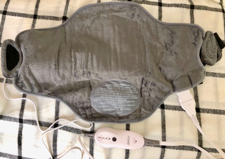 Pain Relief with Sunbeam Renue Contoured Back Heating Pad