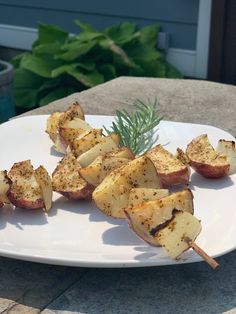 potato and onion kebabs