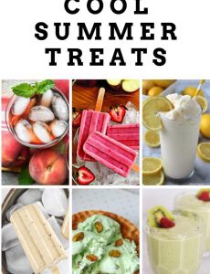 6 delicious cool summer treats recipes -- ice cream, popsicles, smoothies and iced tea.