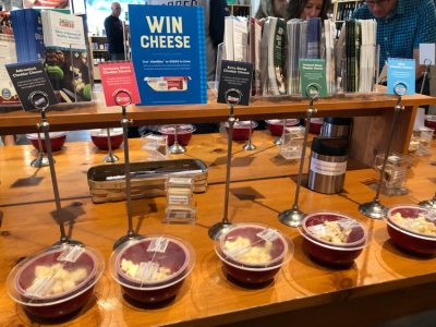 The Cabot Farmer's Store in Waterbury Center, Vt., offers a delicious variety of cheeses to sample.