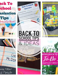 These back to school tips and ideas will make the school year run smoothly for you and your kids.