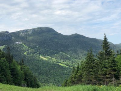 Some of the views that can be seen from the auto toll road in Stowe, Vermont .