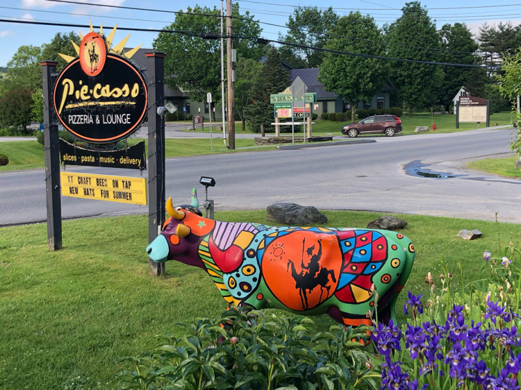 Piecasso serves delicious hand-tossed pizza in Stowe, Vt.