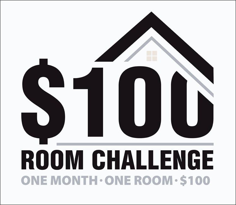 $100 Room Challenge hosted by Erin of Lemons, Lavender and Laundry