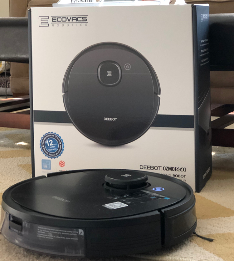 The new Ecovacs Deebot Ozmo 950 is a robotic vacuum and mop all in one.