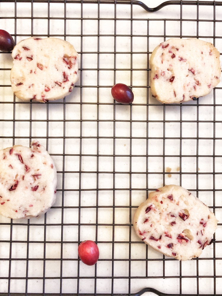 This recipe for cranberry orange shortbread cookies is so easy and delicious!