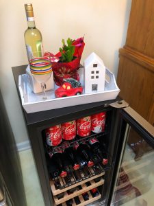 This NewAir wine and beverage fridge makes Christmas entertaining. Plus, use our coupon code to get 20% off! It is one of the best gifts for mom!