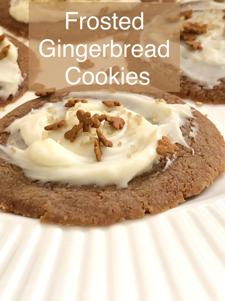 I love these delicious frosted gingerbread cookies!