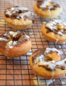 This cinnamon roll donut recipe is quick and easy and so tasty!