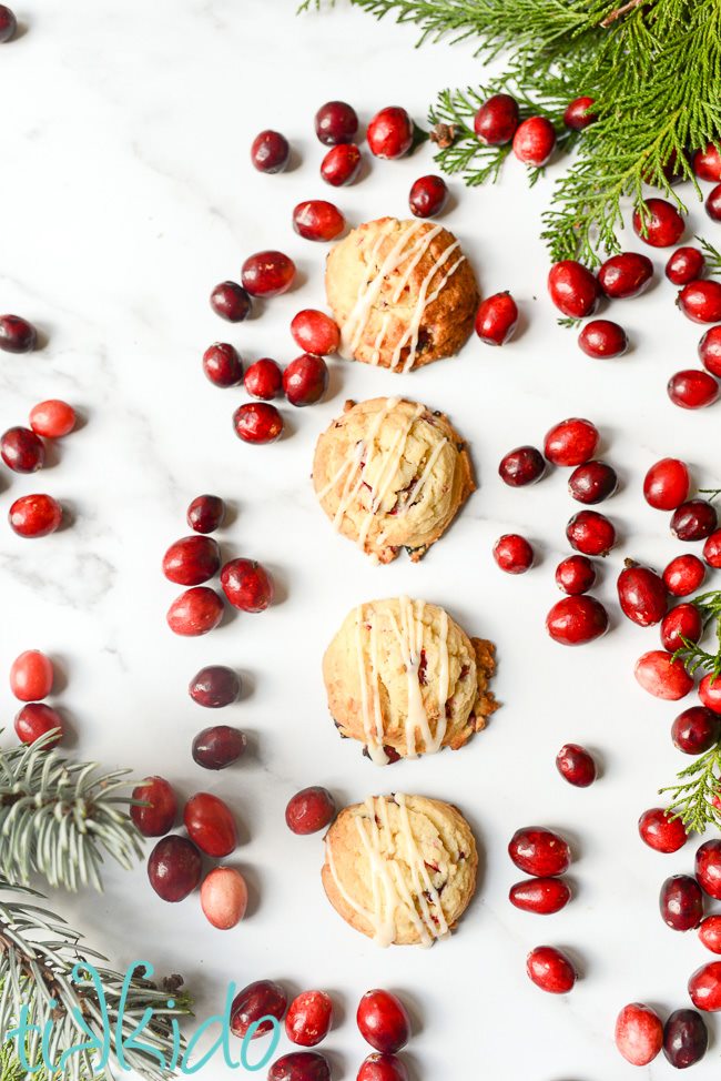 I love this recipe for soft cranberry cookies