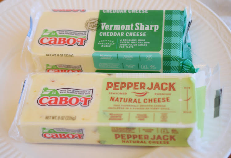 I love delicious Cabot cheese from Vermont - like its cheddar and pepper jack.