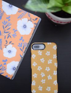 This bright yellow phone case by Casely is as protective for your phone as it is pretty and cute!