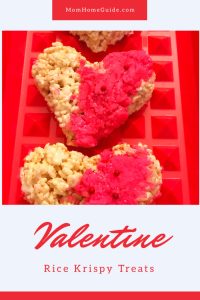 I love these heart shaped Rice Krispies treats for Valentine's Day!