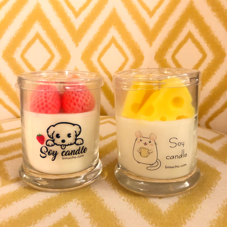 Beautifully crafted all natural soy candles by Binu & Cho