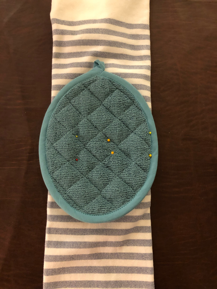 DIY Potholder Hanging Kitchen Towel Tutorial