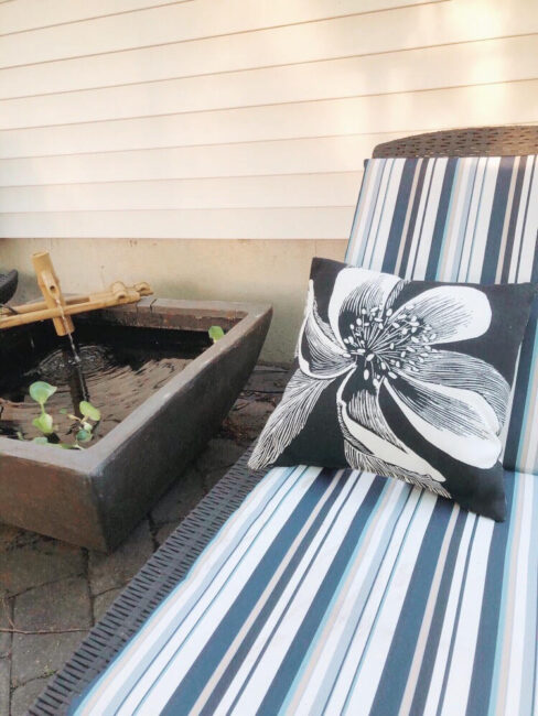 Readying a Patio for Summer (Plus Water Feature)