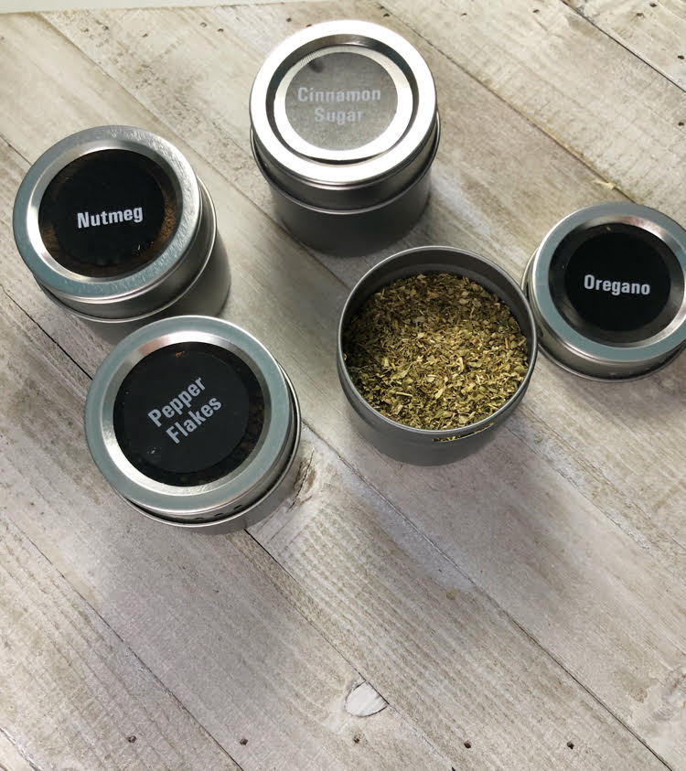 refillable magnetic spice tins available on amazon
