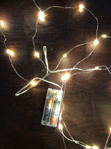 battery operated starry fairy string lights