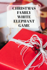 how to host a family Christmas White Elephant Game