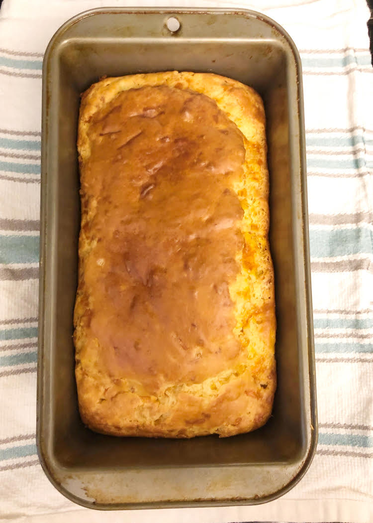 Cheddar and Green Onion Quick Bread