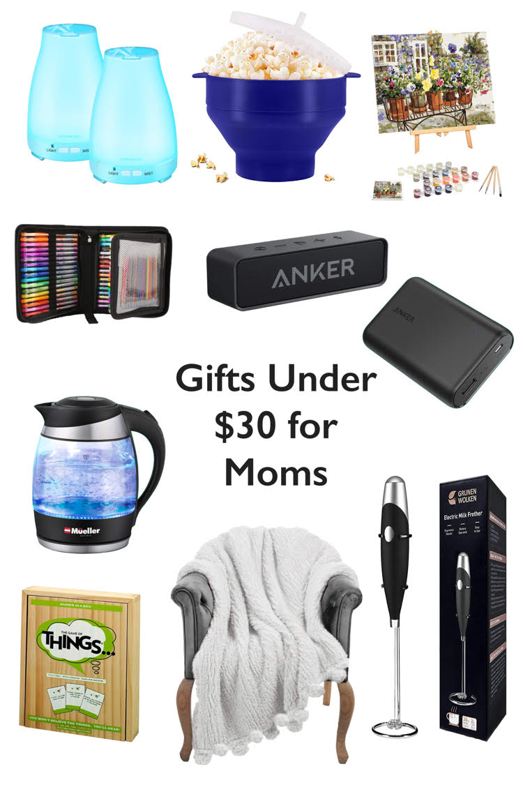 Holiday & Christmas Gift Ideas for Moms Under $30