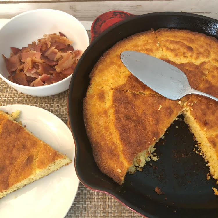 Cast Iron Skillet Sweet Cornbread - Simple Living Mama