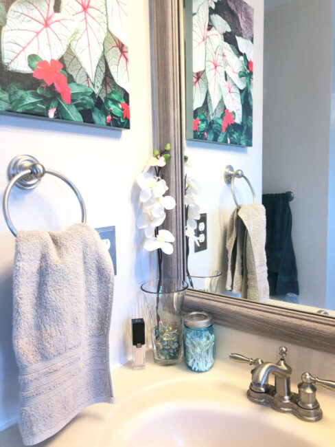 How to Install a MirrorChic Bathroom Mirror Frame - momhomeguide.com