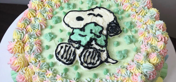 Shamrock Matcha Cake