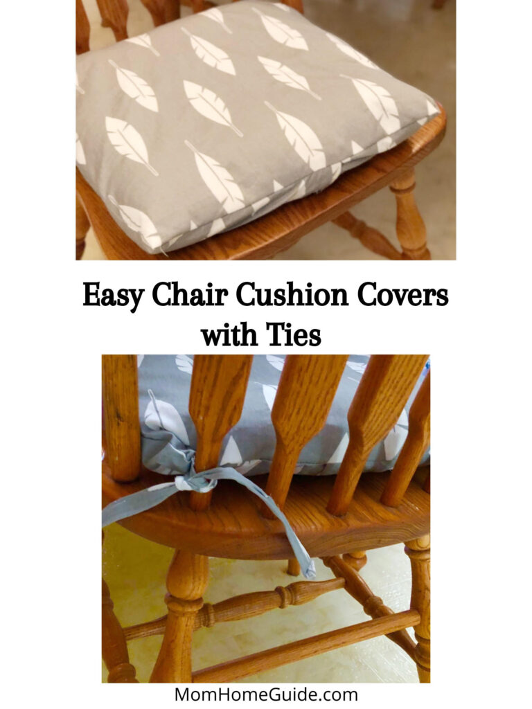 how to make DIY cusion covers with ties