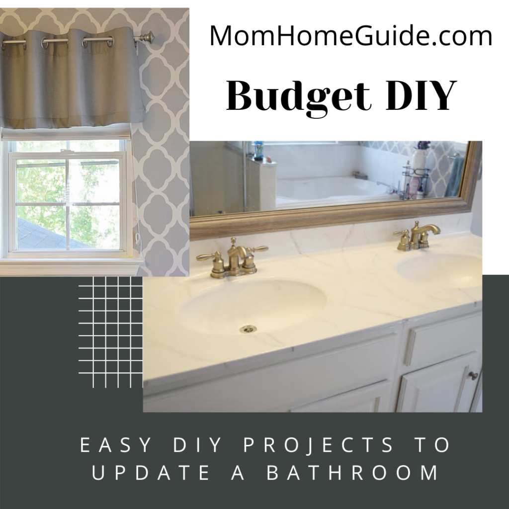 EASY AND AFFORDABLE BATHROOM MIRROR UPGRADE