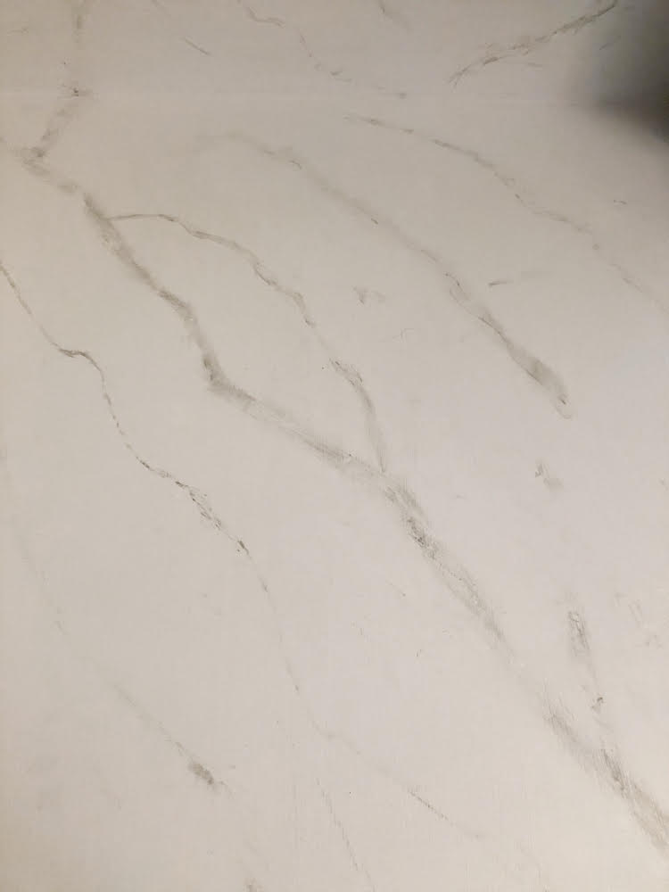 DIY painted marble counters