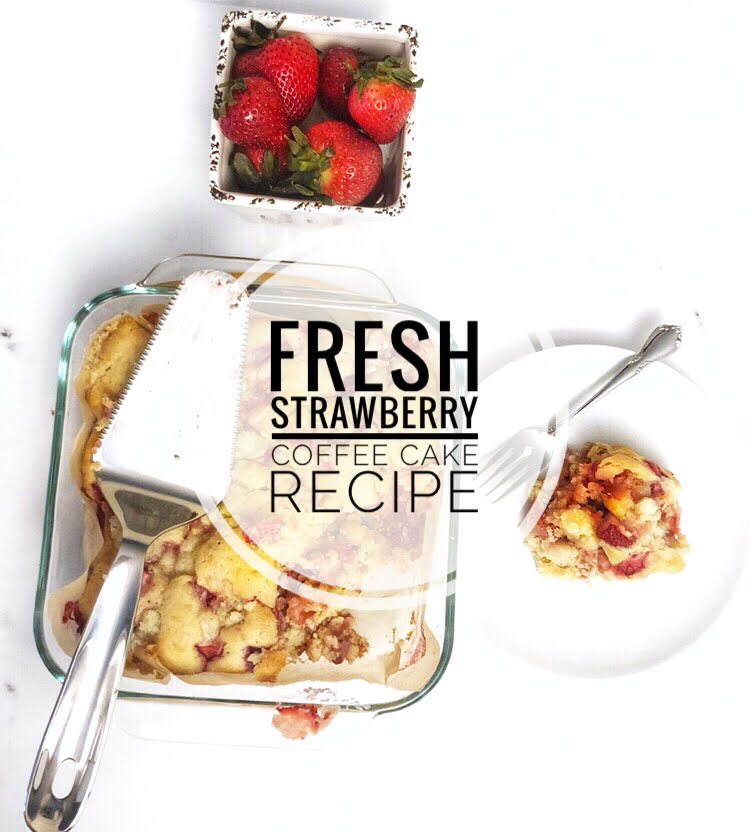 This fresh strawberry cake recipe is so easy and is so incredibly good!