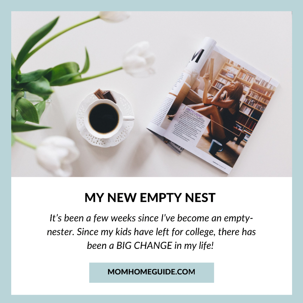 A lot has changed since my kids started college this fall. Read my new blog post to read about how my life has changed.