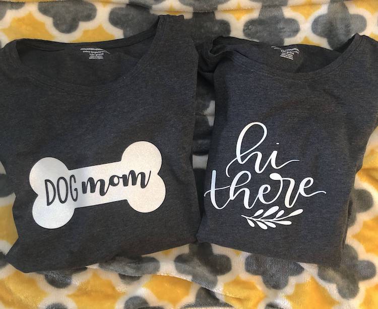 PitterAndGlink: {DIY Monogrammed T-shirts with Silhouette Heat