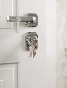 The lock on your front door is an important element in your home's security.