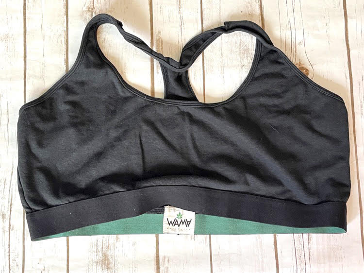 Organic Cotton Sports Bra Cotton Racerback Bra Hemp Bralette