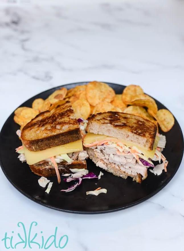 Turkey reuben sandwich