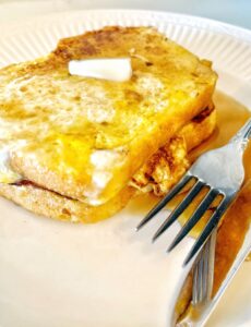 eggy french toast with sugar and cinnamon recipe