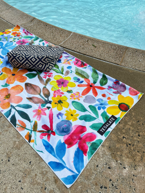 I love my quick-drying Tesalate beach towel!