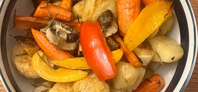 Roasted Root Veggies with Peppers and Mushrooms—Taste Creations Recipes