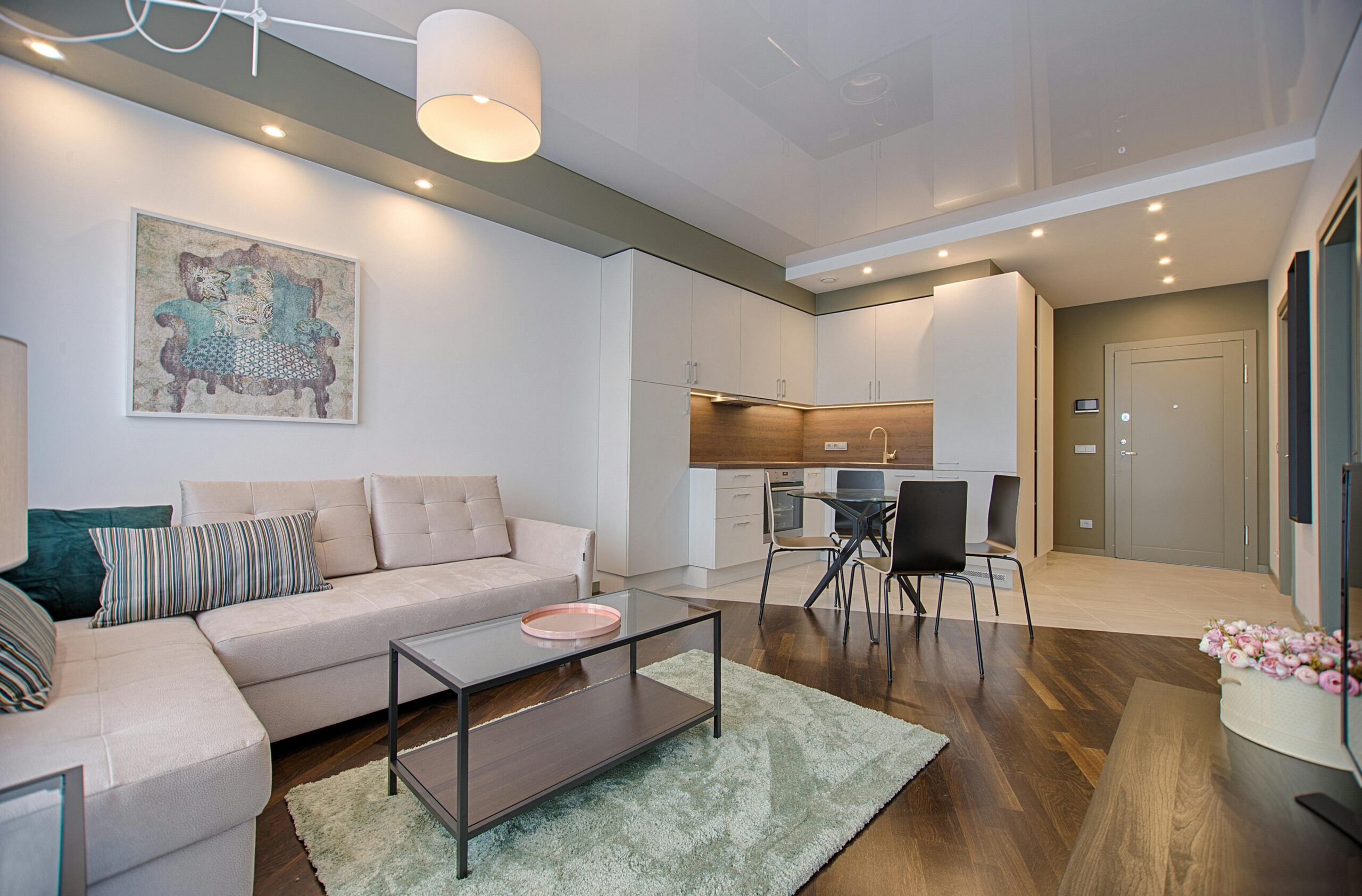 a contemporary home interior
