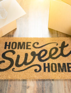home sweet home welcome mat