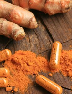 turmeric, roots, capsules