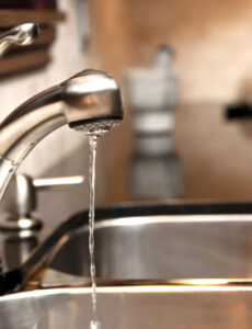 water, running, sink