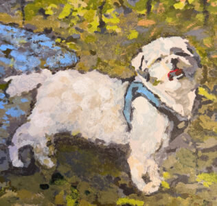 shih tzu painting