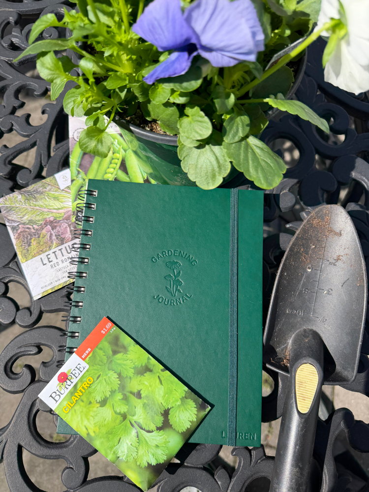 my new eco-friendly, custom garden journal from Bookblock